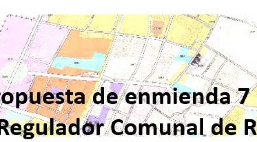 Propuesta de enmienda 7 al Plan Regulador Comunal de Rengo